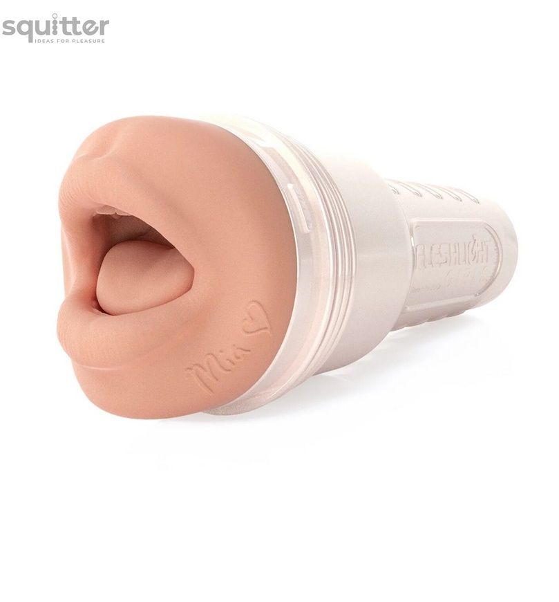 Мастурбатор-ротик Fleshlight Girls: Mia Malkova - Headshot, со слепка ротика, очень нежный SX3948 - онлайн-сексшоп Сквітер