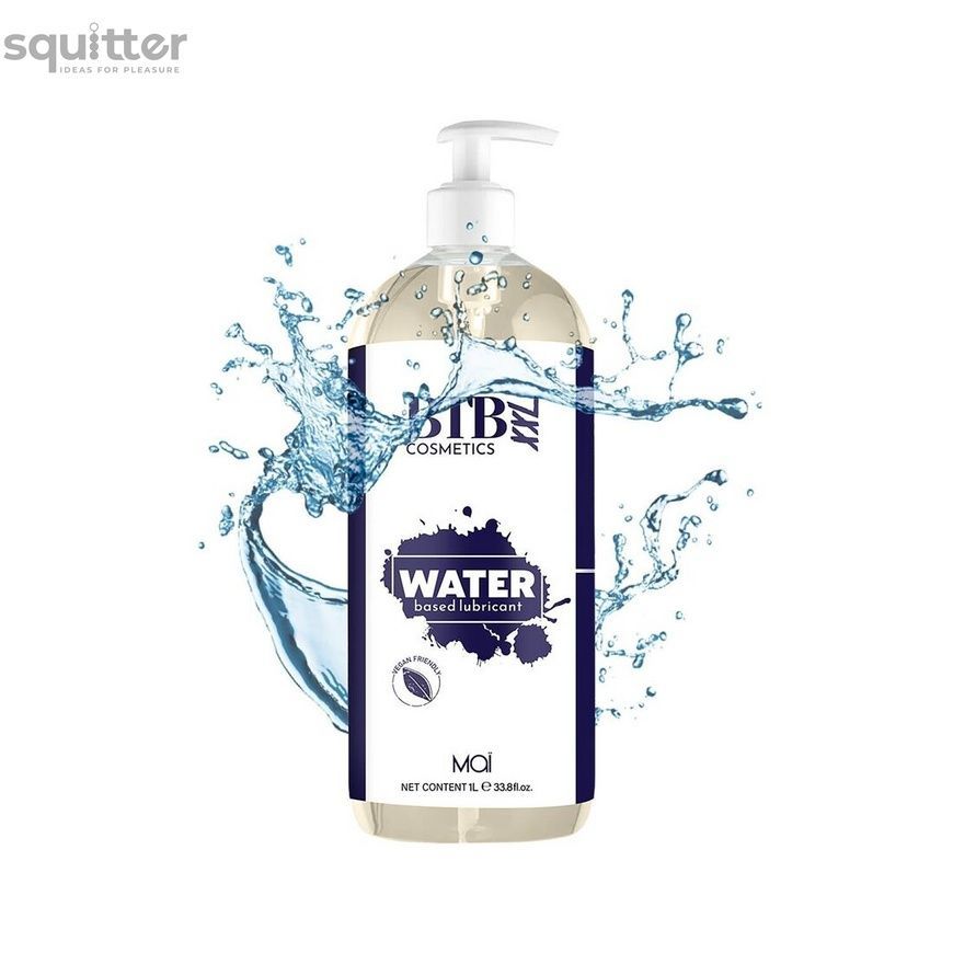 Змазка на водній основі BTB WATER (1000 мл) SO7541 - онлайн-сексшоп Сквітер