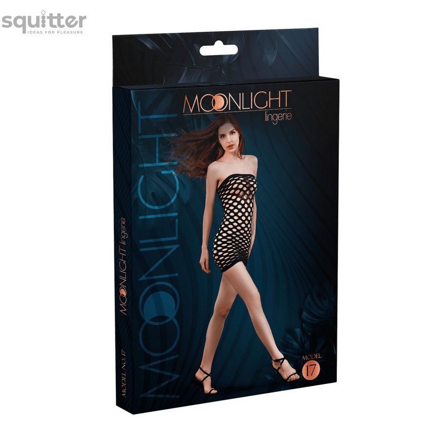 Сітчаста сукня Moonlight Model 17 XS-L Black SO8204 - онлайн-сексшоп Сквітер