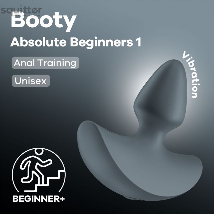 Анальна вібропробка Satisfyer Booty Absolute Beginners 1, для початківців SX2695 - онлайн-сексшоп Сквітер
