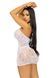 Сукня-сітка зі стразами Leg Avenue Rhinestone halter mini dress White, відкрита спина, one size SO7957,3 - інтернет-магазин інтимних товарів Squitter