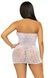 Сукня-сітка зі стразами Leg Avenue Rhinestone halter mini dress White, відкрита спина, one size SO7957,2 - інтернет-магазин інтимних товарів Squitter