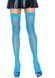 Неонові панчохи-сітка Leg Avenue Nylon Fishnet Thigh Highs Neon Blue, one size SO7967,1 - інтернет-магазин інтимних товарів Squitter