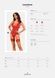 Прозорий корсет Obsessive Lacelove corset M/L Red, мереживо, підв&rsquo;язки для панчіх SO8650,5 - інтернет-магазин інтимних товарів Squitter