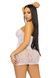 Сукня-сітка зі стразами Leg Avenue Rhinestone halter mini dress White, відкрита спина, one size SO7957,4 - інтернет-магазин інтимних товарів Squitter