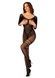 Сетчатый бодистокинг с имитацией подвязок Obsessive Bodystocking G329 S/M/L, black, с доступомSO7693,5 - интернет-магазин интимных товаров Squitter
