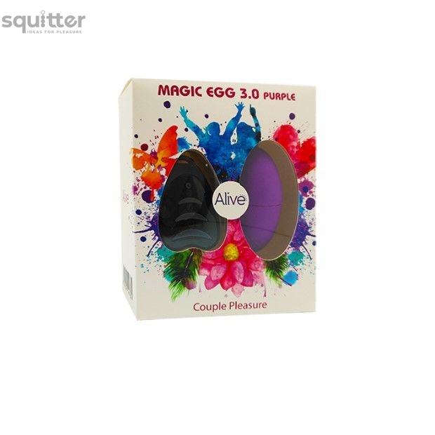 Віброяйце Alive Magic Egg 3.0 Purple з пультом ДК, на батарейках AL40763 фото