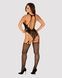Бодистокинг Obsessive Bodystocking G324 XL/XXL black, силуэтный рисунокSO7246,4 - интернет-магазин интимных товаров Squitter