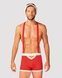 Мужской эротический костюм Санта-Клауса Obsessive Mr Claus 2XL/3XL, боксеры на подтяжках, шапочка сSO7296,1 - интернет-магазин интимных товаров Squitter