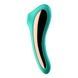 Вакуумный стимулятор с вибрацией Satisfyer Dual Kiss GreenSO6116,4 - интернет-магазин интимных товаров Squitter