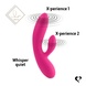 Гнучкий вібратор кролик з двома моторами FeelzToys Lea Rabbit Vibrator Rubine Red SO4432 фото 6