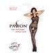 Бодистокинг Passion BS037 black, комбинезон, открытая спина, халтерPBS037B,5 - интернет-магазин интимных товаров Squitter