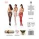 Эротические колготки-бодистокинг Passion S007 red, красивые ажурные колготки с вырезомPSS007R,5 - интернет-магазин интимных товаров Squitter