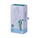 Вакуумный стимулятор с вибрацией Satisfyer Dual Kiss GreenSO6116,5 - интернет-магазин интимных товаров Squitter