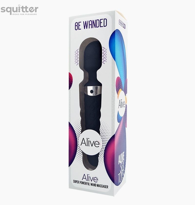Мінівібромасажер Alive Be Wanded Black SO4474 - онлайн-сексшоп Сквітер