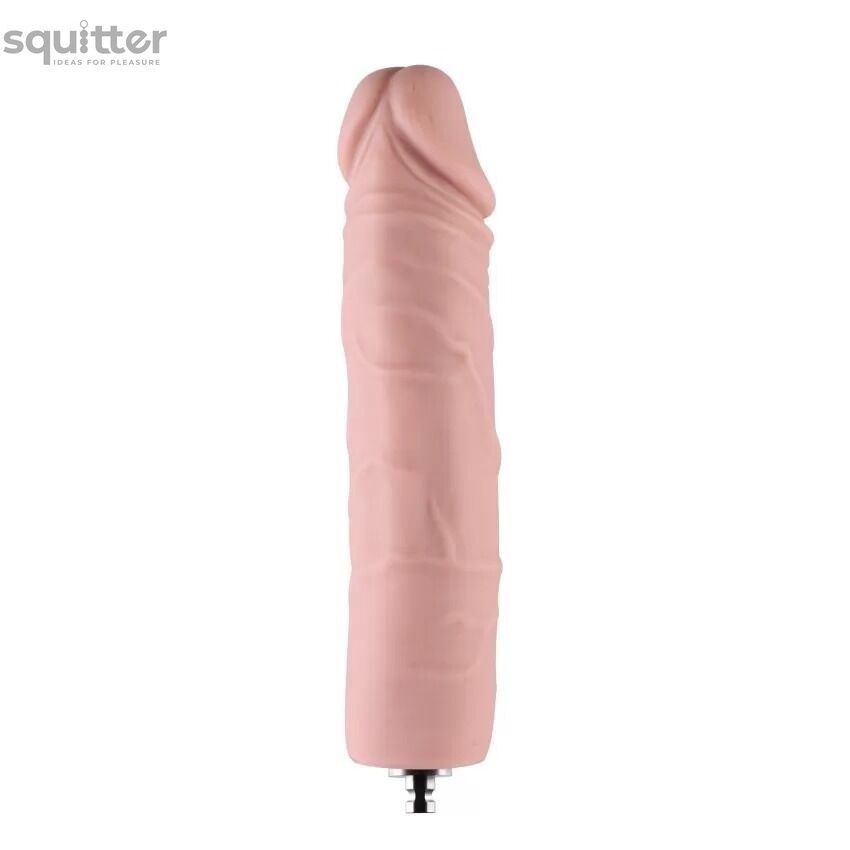 Силіконовий фалоімітатор для секс-машин Hismith 7" Silicone Dildo, система KlicLok SX4006 - онлайн-сексшоп Сквітер