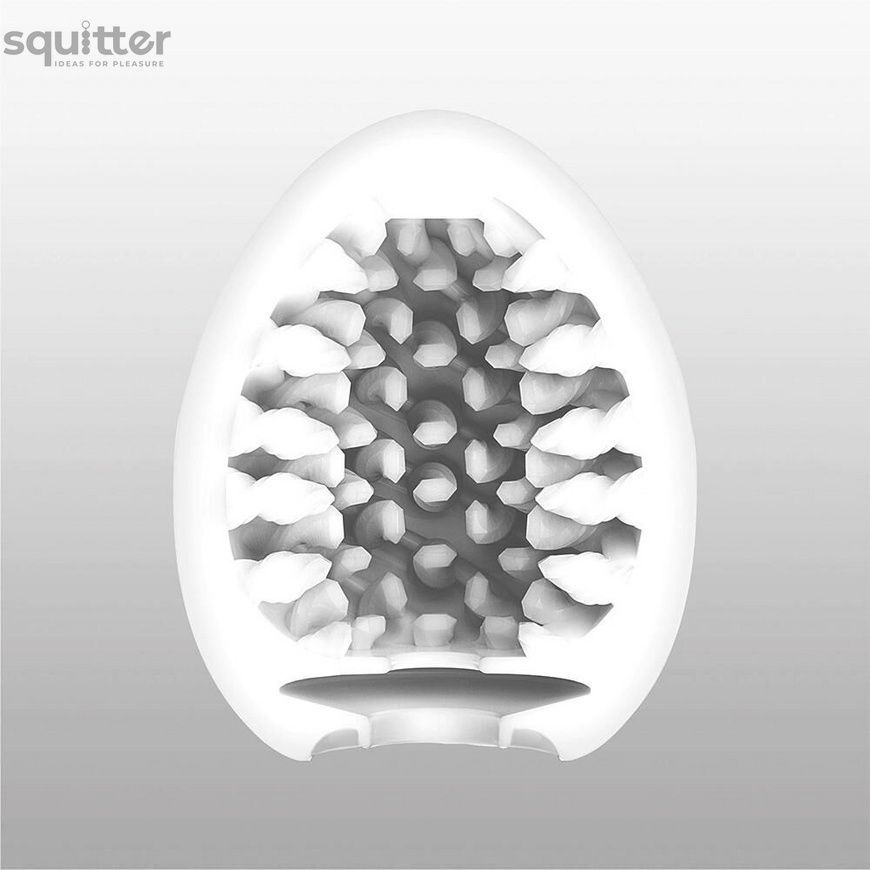 Мастурбатор-яйце Tenga Egg Brush з рельєфом у вигляді великої щетини SO5489 - онлайн-сексшоп Сквітер