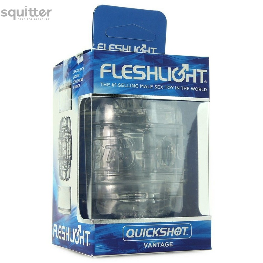 Мастурбатор Fleshlight Quickshot Vantage, компактный, отлично для пар и минета F19914 фото