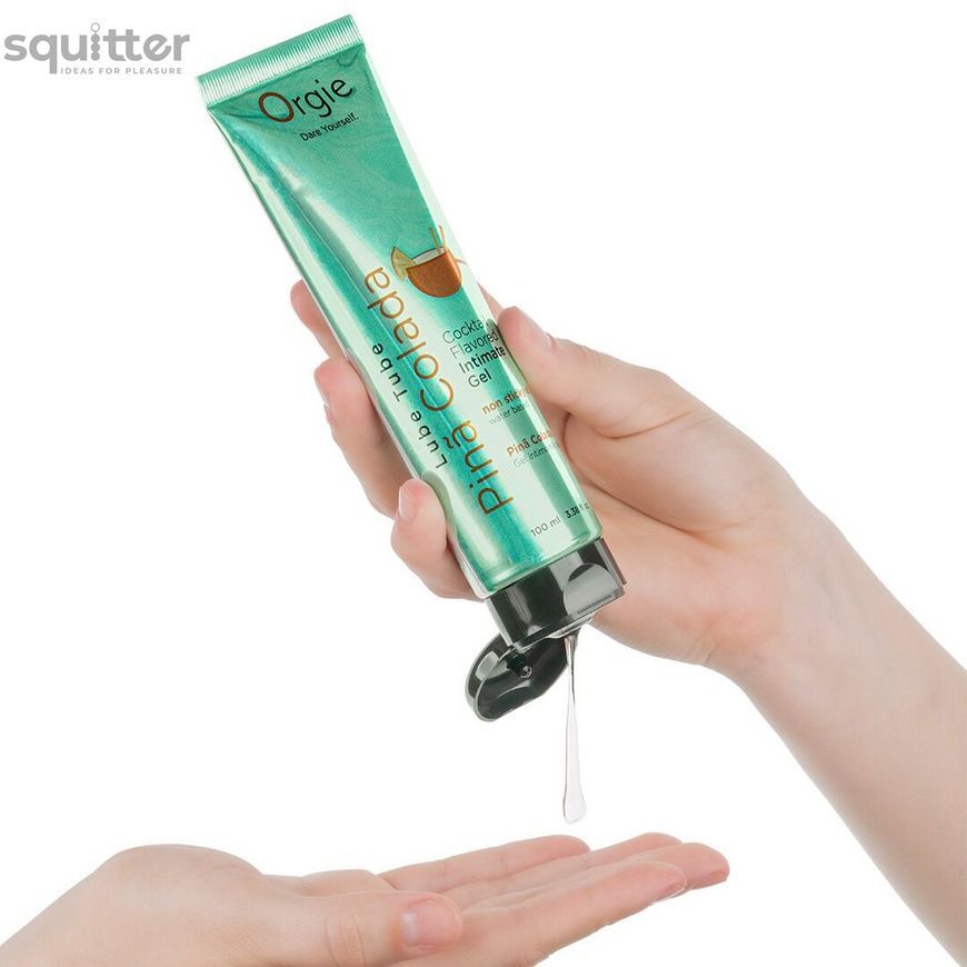 Лубрикант на водній основі Orgie Lube Tube Pina Colada, 100 мл, смак та аромат піна колади SX1515 - онлайн-сексшоп Сквітер