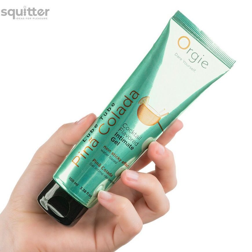 Лубрикант на водній основі Orgie Lube Tube Pina Colada, 100 мл, смак та аромат піна колади SX1515 - онлайн-сексшоп Сквітер