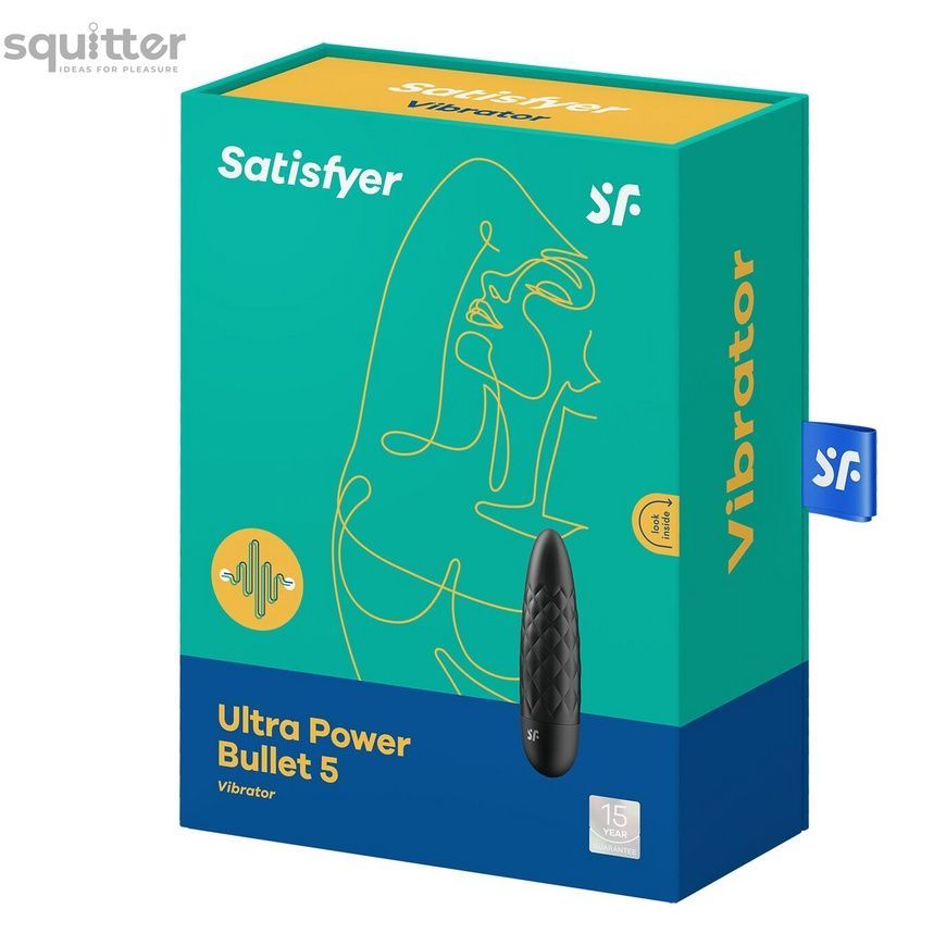 Мінівібратор Satisfyer Ultra Power Bullet 5 Black SO5431 - онлайн-сексшоп Сквітер