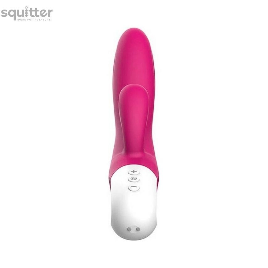 Вібратор-кролик Liebe Bend It Plus Rechargeable Cerise, гнучкий, 2 мотори, 10 режимів SX4646 - онлайн-сексшоп Сквітер