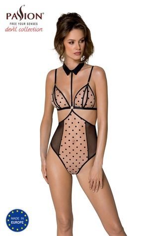 Боді Passion DOMINICA BODY XXL/XXXL, beige SO8426 - онлайн-сексшоп Сквітер