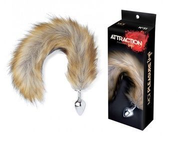 Анальна пробка Лисячий Хвіст MAI Attraction Toys №51, розмір пробки 7&times;3 см, загальна довжина 50 см SO4633 - онлайн-сексшоп Сквітер