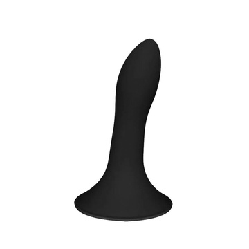 Ділдо з присоскою Adrien Lastic Hitsens 5 Black, відмінно для страпона, діаметр 2,4 см, довжина 13 с AD24059 фото