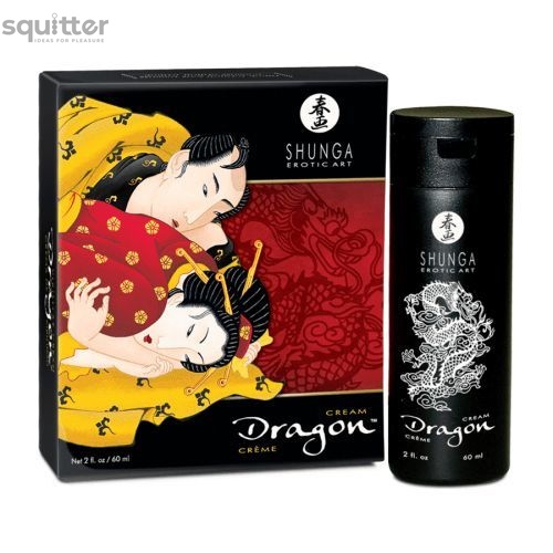 Стимулирующий крем для пар Shunga SHUNGA Dragon Cream (60 мл), эффект тепло-холод и покалывание SO2523 фото