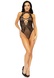 Leg Avenue Net and lace halter bodysuit OS Black SO7898 фото 8