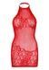 Платье-сетка со стразами Leg Avenue Rhinestone halter mini dress Red, открытая спина, one sizeSO7958,11 - интернет-магазин интимных товаров Squitter