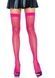 Неонові панчохи-сітка Leg Avenue Nylon Fishnet Thigh Highs Neon Pink, one size SO7969,1 - інтернет-магазин інтимних товарів Squitter