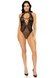 Leg Avenue Net and lace halter bodysuit OS Black SO7898 фото 6