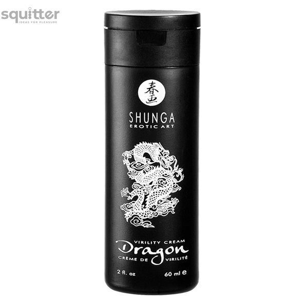 Стимулювальний крем для пар Shunga SHUNGA Dragon Cream (60 мл), ефект тепло-холод та поколювання SO2523 фото