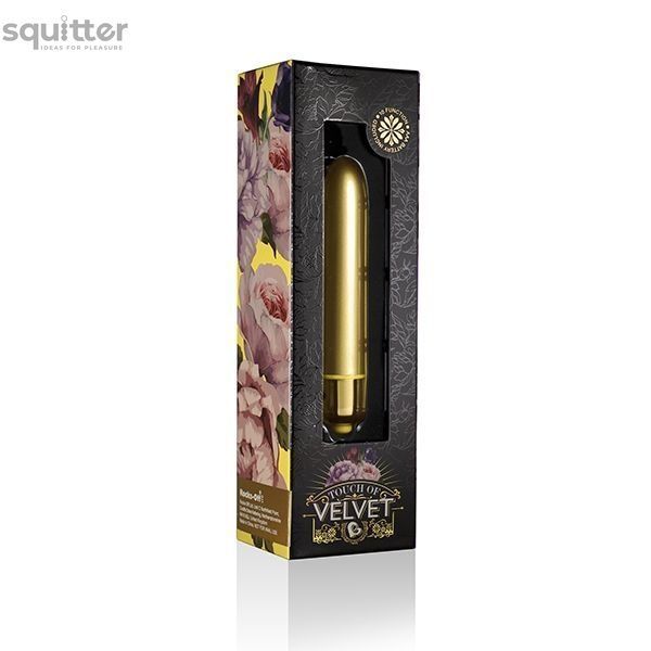 Вибропуля Rocks Off RO-90mm Touch of Velvet Sunflower Summer матовая SO2471 - онлайн-сексшоп Сквитер
