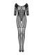Сітчастий бодістокінг з імітацією підв&rsquo;язок Obsessive Bodystocking G329 XL/XXL, black, з доступом SO7694,3 - інтернет-магазин інтимних товарів Squitter