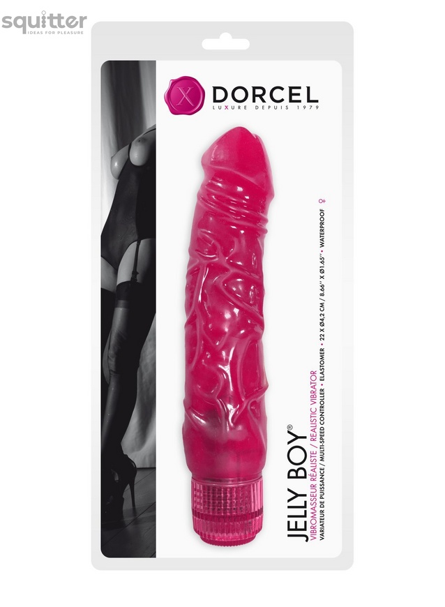 Фаллоимитатор вибратор Dorcel Jelly Boy, диаметр 4,2см ТПЕ, плавная регулировка мощности вибрации MD1496 фото