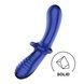 Двосторонній скляний дилдо Satisfyer Double Crystal Light blue, боросилікатне скло, унісекс SO8787,1 - інтернет-магазин інтимних товарів Squitter