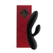 Гибкий вибратор кролик с двумя моторами FeelzToys Lea Rabbit Vibrator Black SO4433 фото 1