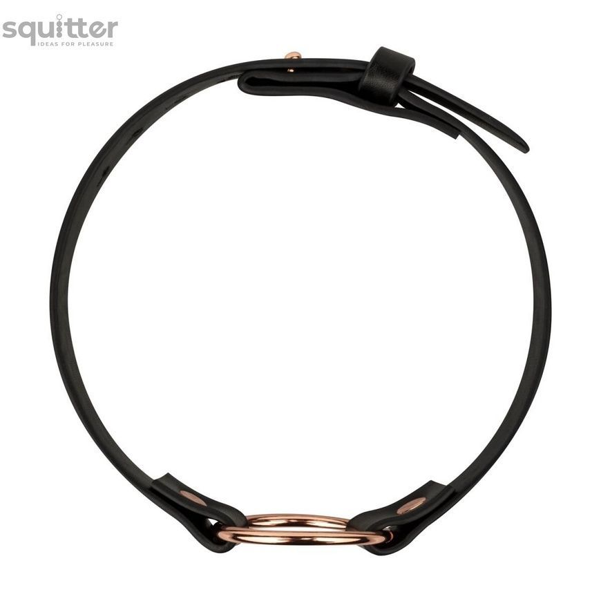 Чокер Rosy Gold - Choker - Black SX1197 - онлайн-сексшоп Сквітер