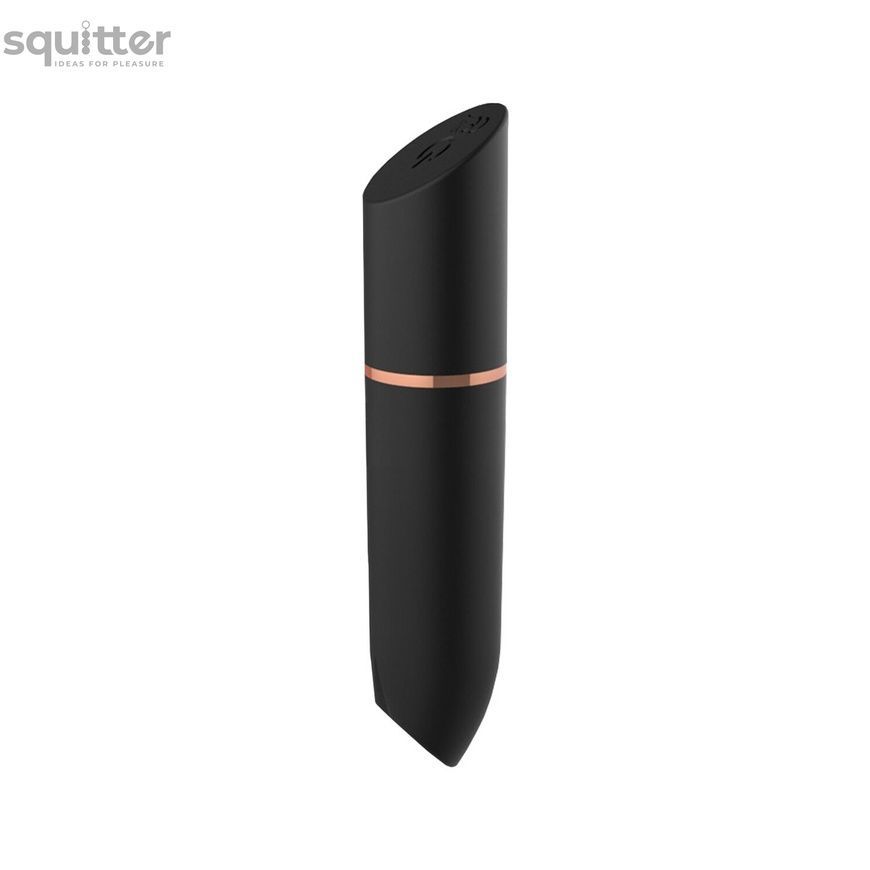 Вибропуля в виде помады Adrien Lastic Rocket Black SO8206 - онлайн-сексшоп Сквитер