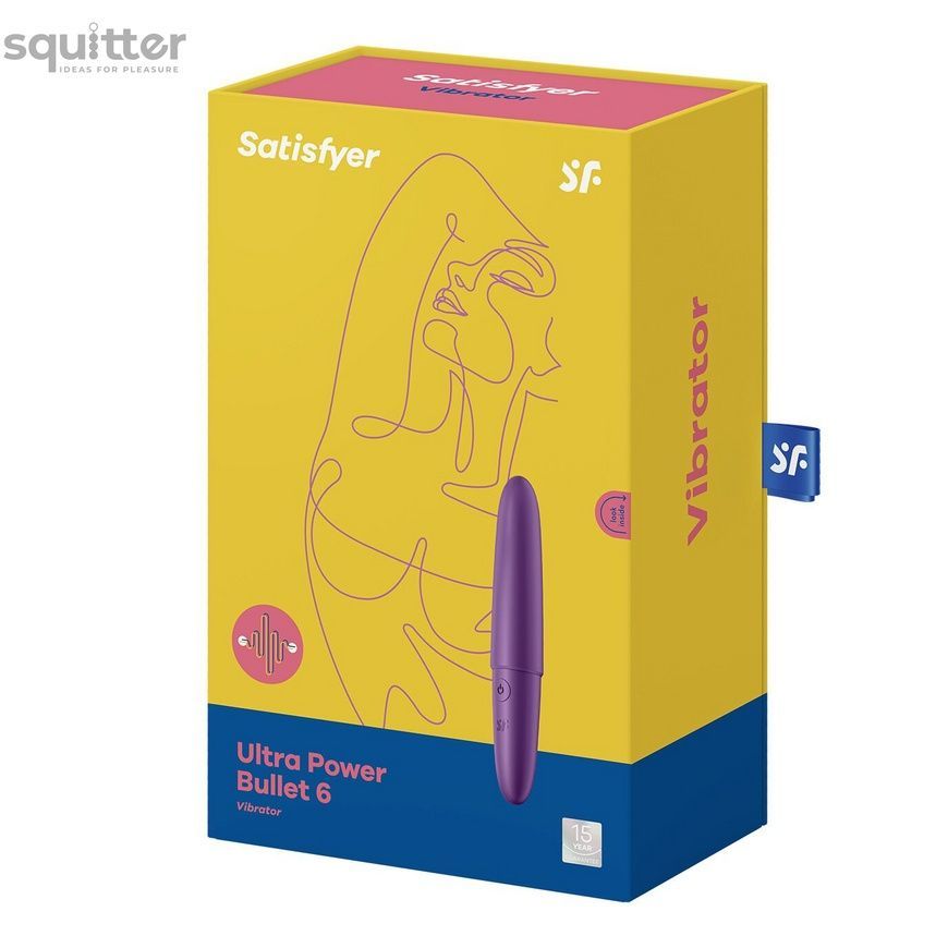 Минивибратор Satisfyer Ultra Power Bullet 6 Violet SO5433 - онлайн-сексшоп Сквитер