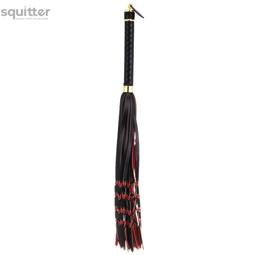 Флогер LOCKINK SEVANDA Red & Black Braided Tail Flogger SX0876 фото