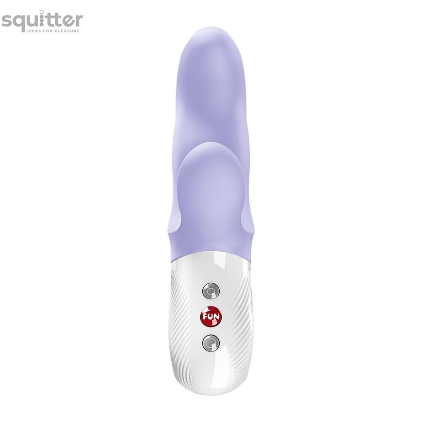 Вібратор-кролик Fun Factory MISS BI Purple, 2 незалежні мотори, діаметр 4,2 см SX4243 - онлайн-сексшоп Сквітер