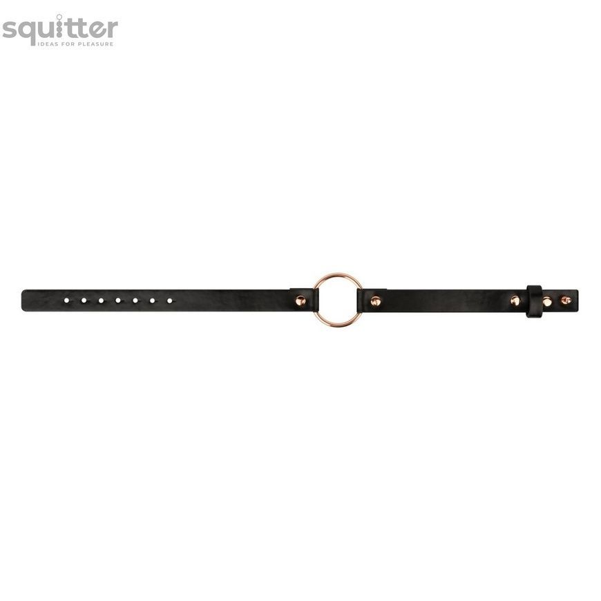 Чокер Rosy Gold - Choker - Black SX1197 - онлайн-сексшоп Сквітер