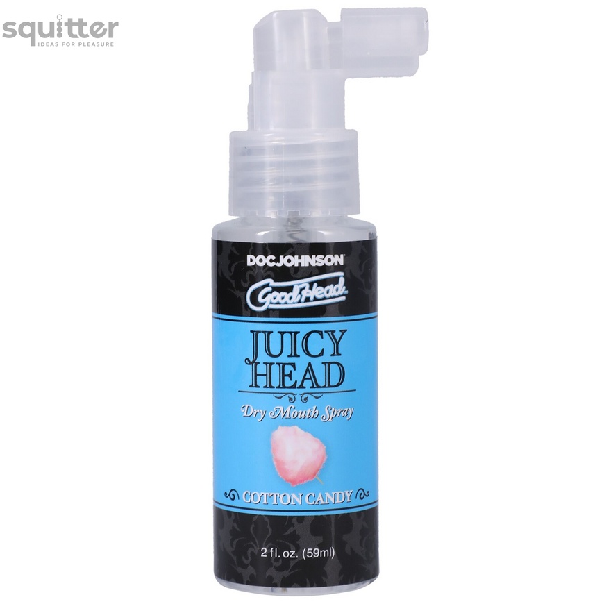 Увлажняющий оральный спрей Doc Johnson GoodHead – Juicy Head Dry Mouth Spray – Cotton Candy 59мл SO6070 фото