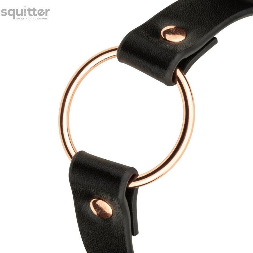 Чокер Rosy Gold - Choker - Black SX1197 - онлайн-сексшоп Сквітер