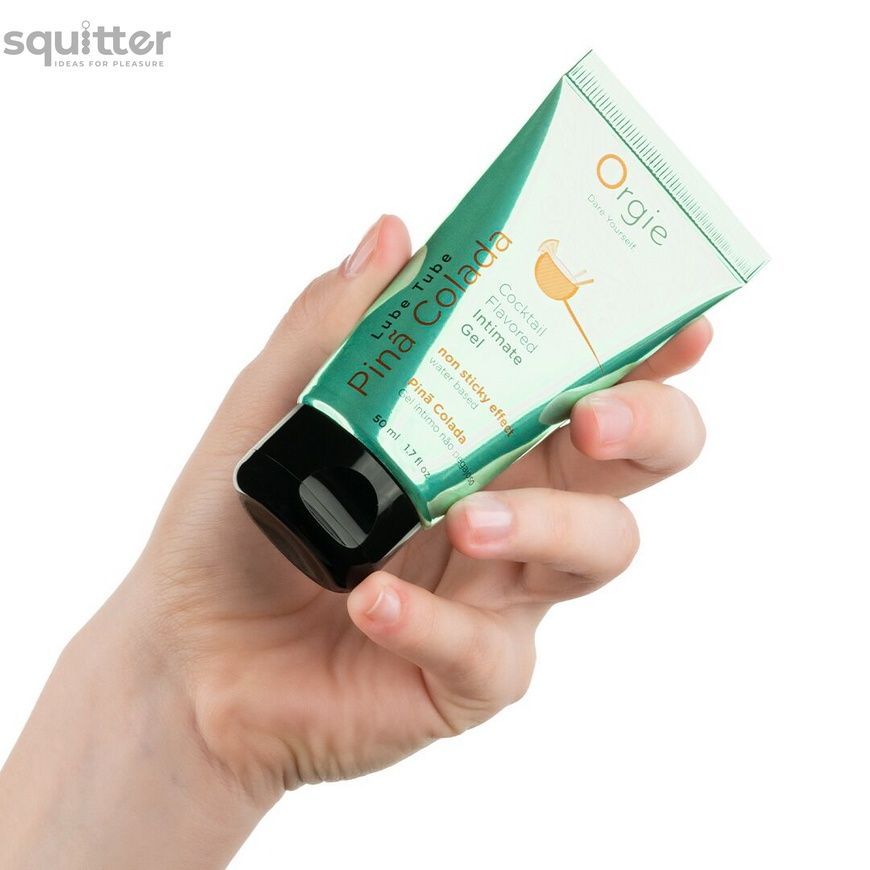 Лубрикант на водній основі Orgie Lube Tube Pina Colada, 50 мл, смак та аромат піна колади SX1516 - онлайн-сексшоп Сквітер