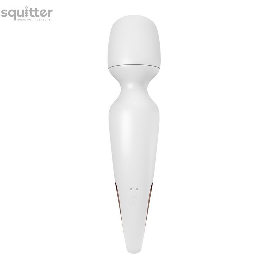 Вібромасажер Satisfyer Wand-erland (White/Rosegold) SX2697 - онлайн-сексшоп Сквітер